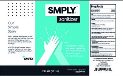 SMPLY Sanitizer Linen - SMPLY Linen 2oz